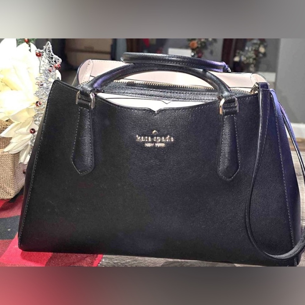 👛50- Kate Spade Black Satchel Bag